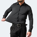Camisa Flexível Ultra Comfort® Tecido Seda Gelo - Não amarrota Vestuário Masculino Direct Ofertas